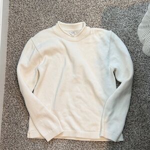 J. Crew Off-White Crewneck Sweater
